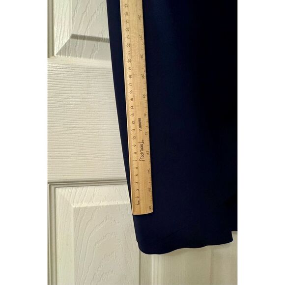 NWOT Alex Evenings Womens Embellished Faux Wrap Compression Dress W/Side Ruching - Picture 8 of 10